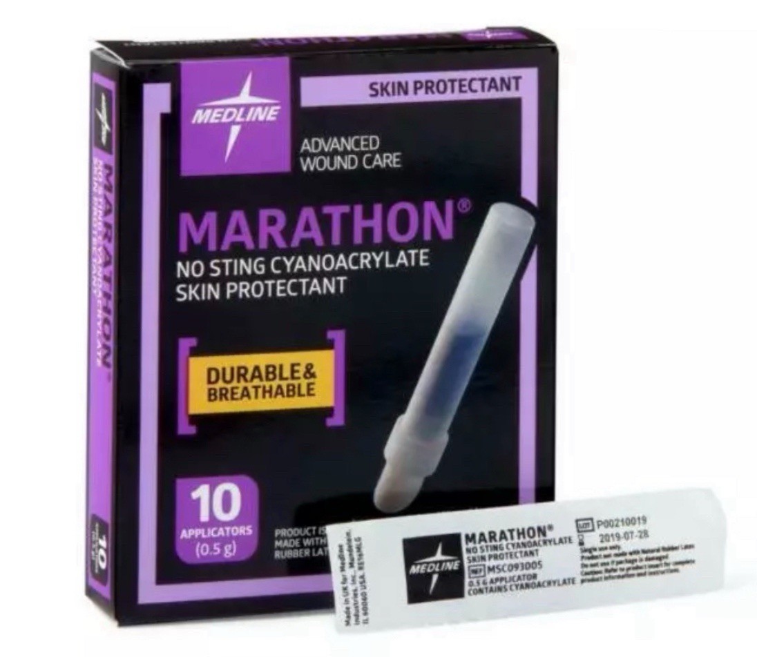 10 Medline «Marathon» No-Sting Skin Protectant 1BX/10EA Exp.2026/12