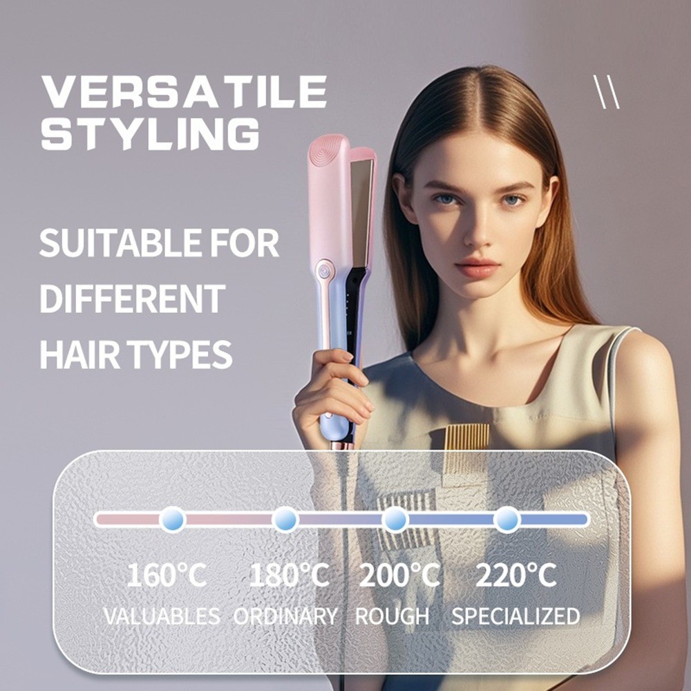 Flat Portable Hair Iron Hair Straightener Curler Professional Hair Irons Ceramic