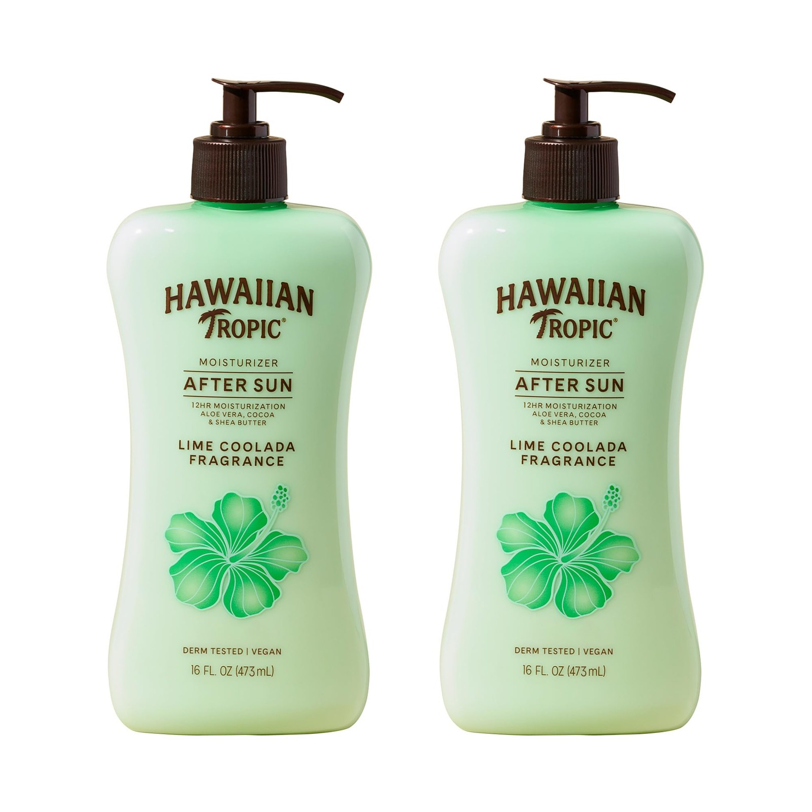 Hawaiian Tropic Lime Coolada After Sun 16 Ounce (Pack of 2),