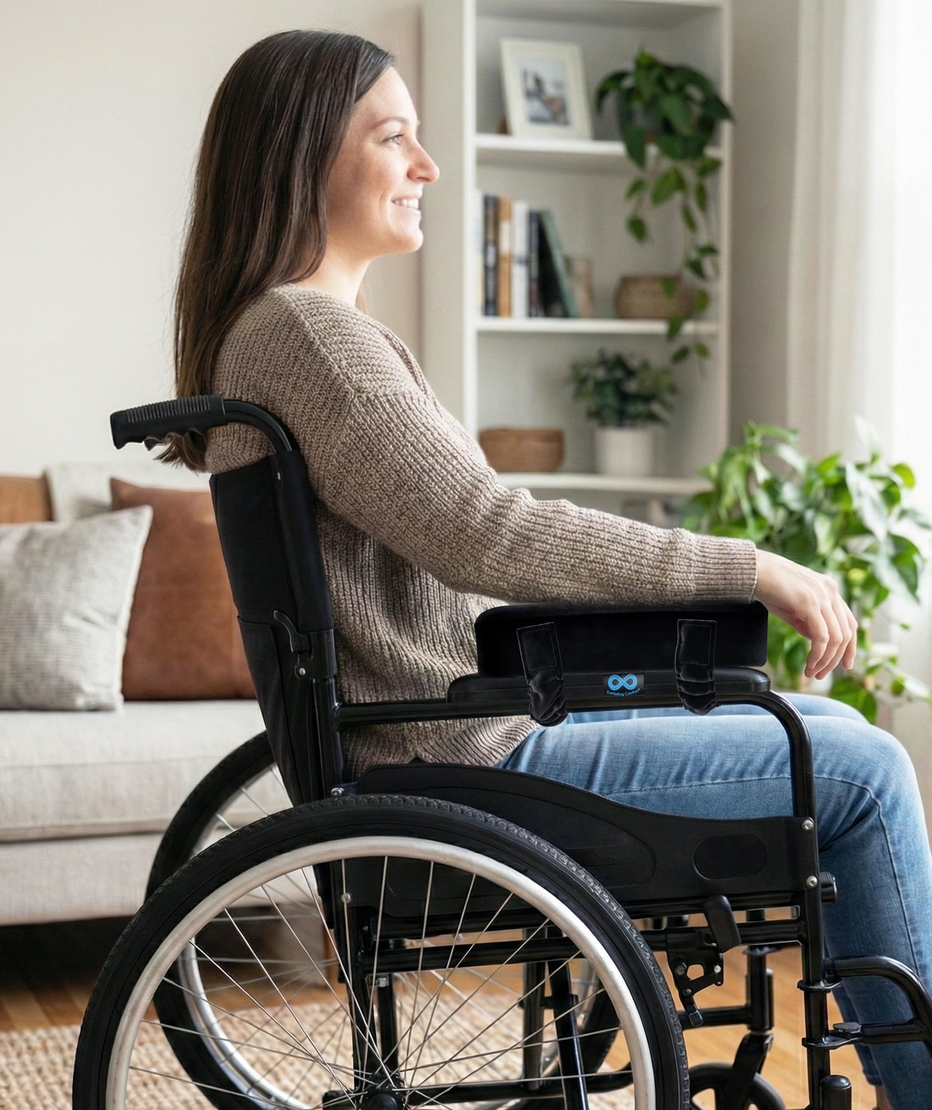 Elevate Series By Everlasting Comfort Office Chair Wheelchair Arm Pads – Memory