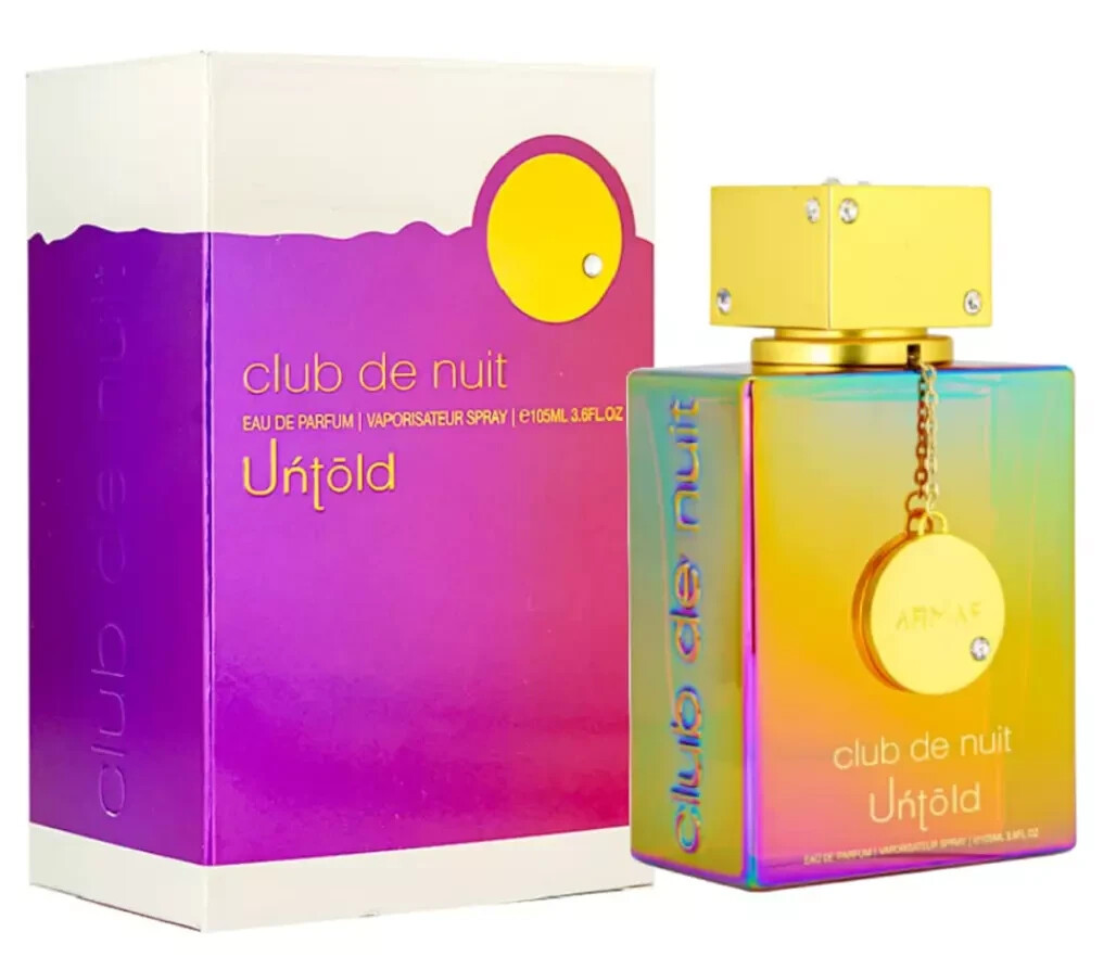 Armaf club de nuit UNTOLD 105ml/3.6oz Eau de Parfum Unisex Spray New Sealed