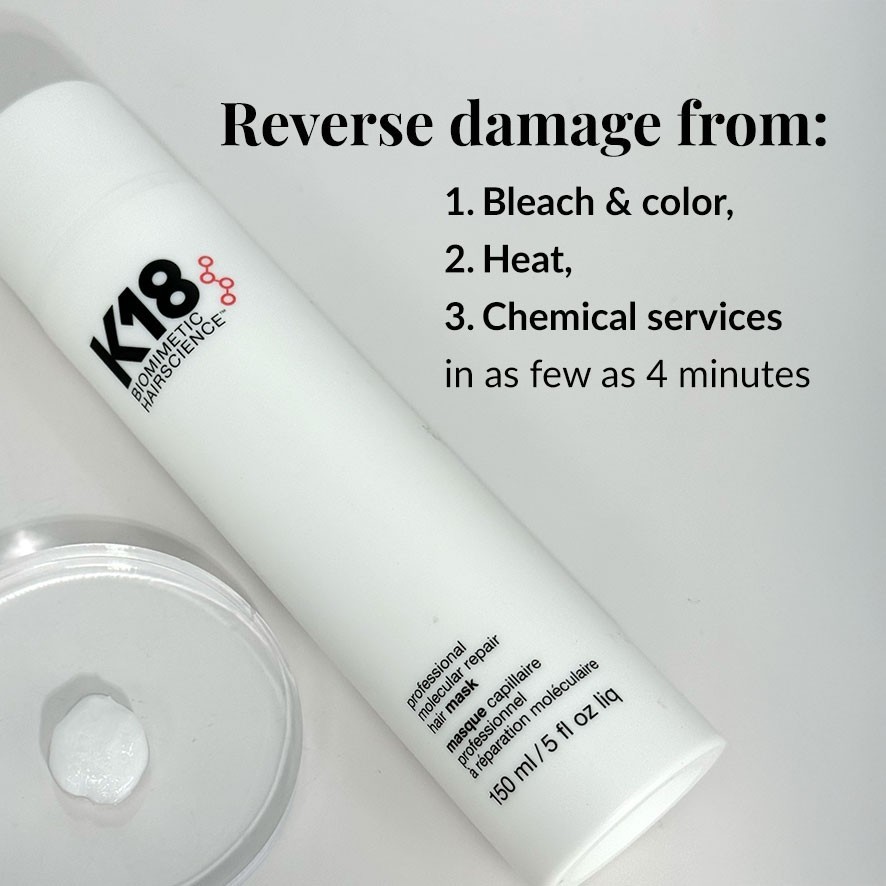 K18 Professional Molecular Repair Hair Mask Treatment 5oz