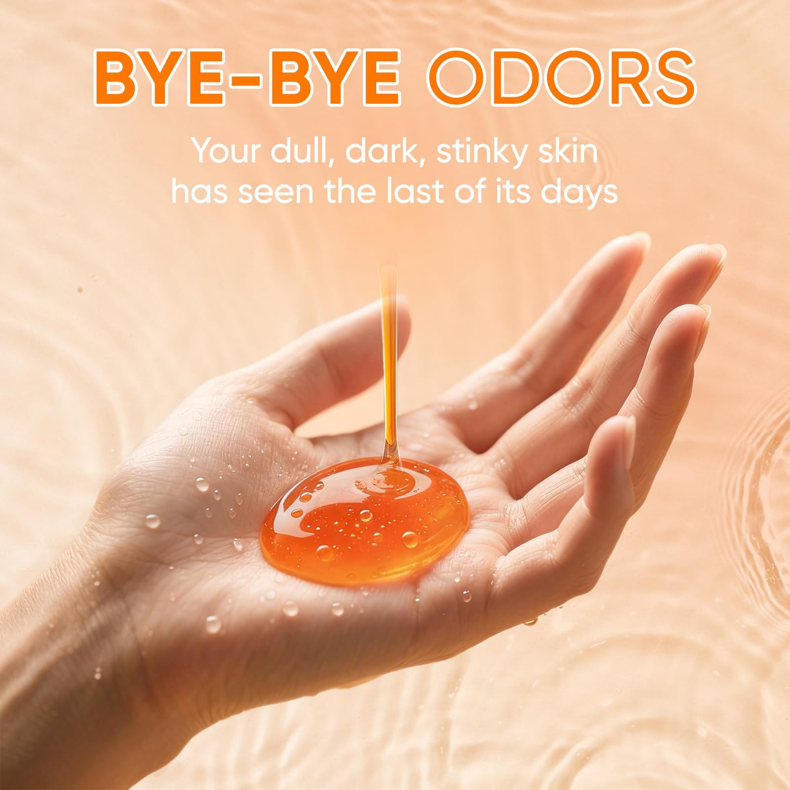 RYH Persimmon Body Wash for Odor Control – Natural 1 Count (Pack of 1)