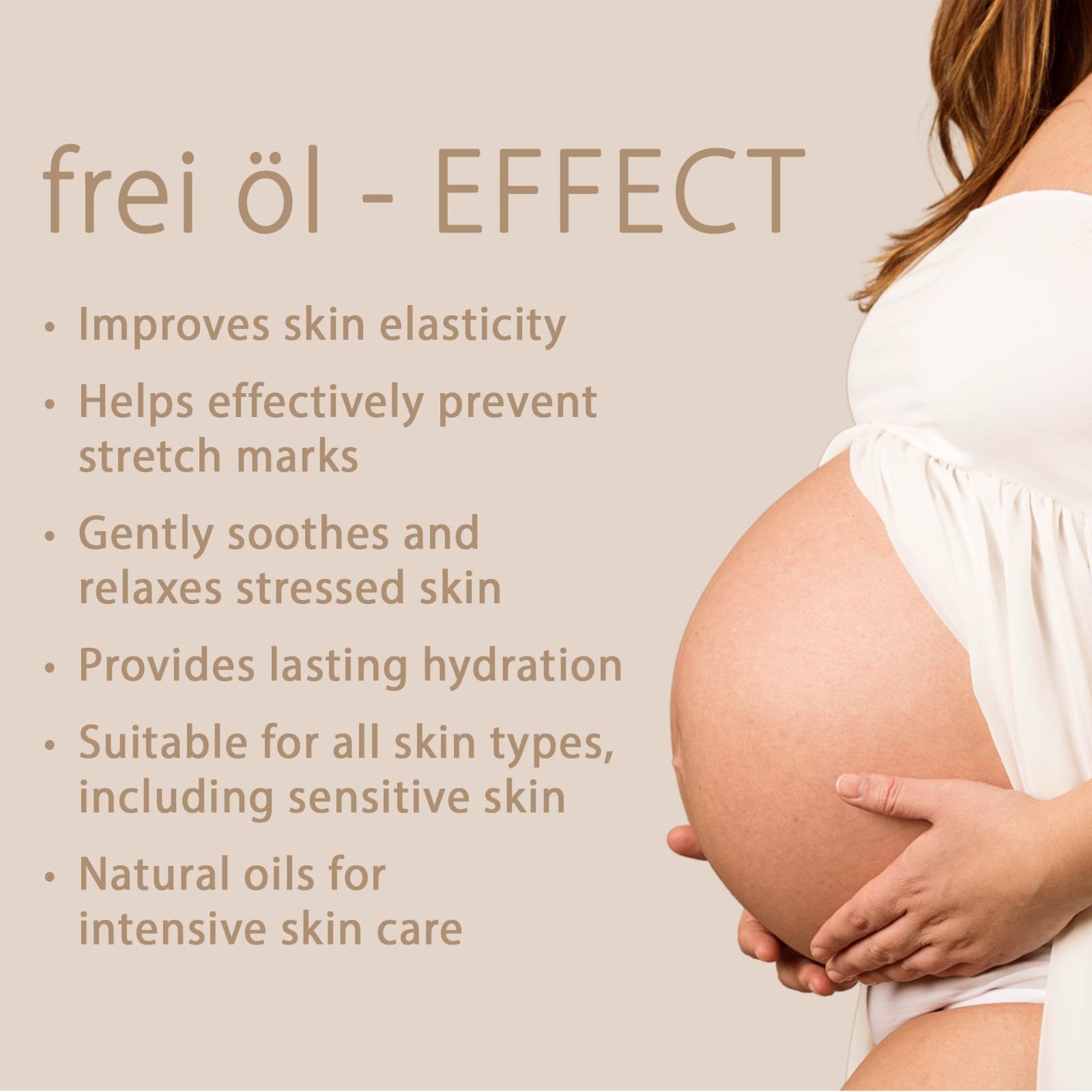 Pregnancy Massage Oil – Maternity Skin Care, Boosts Elasticity, Prevents Stretch