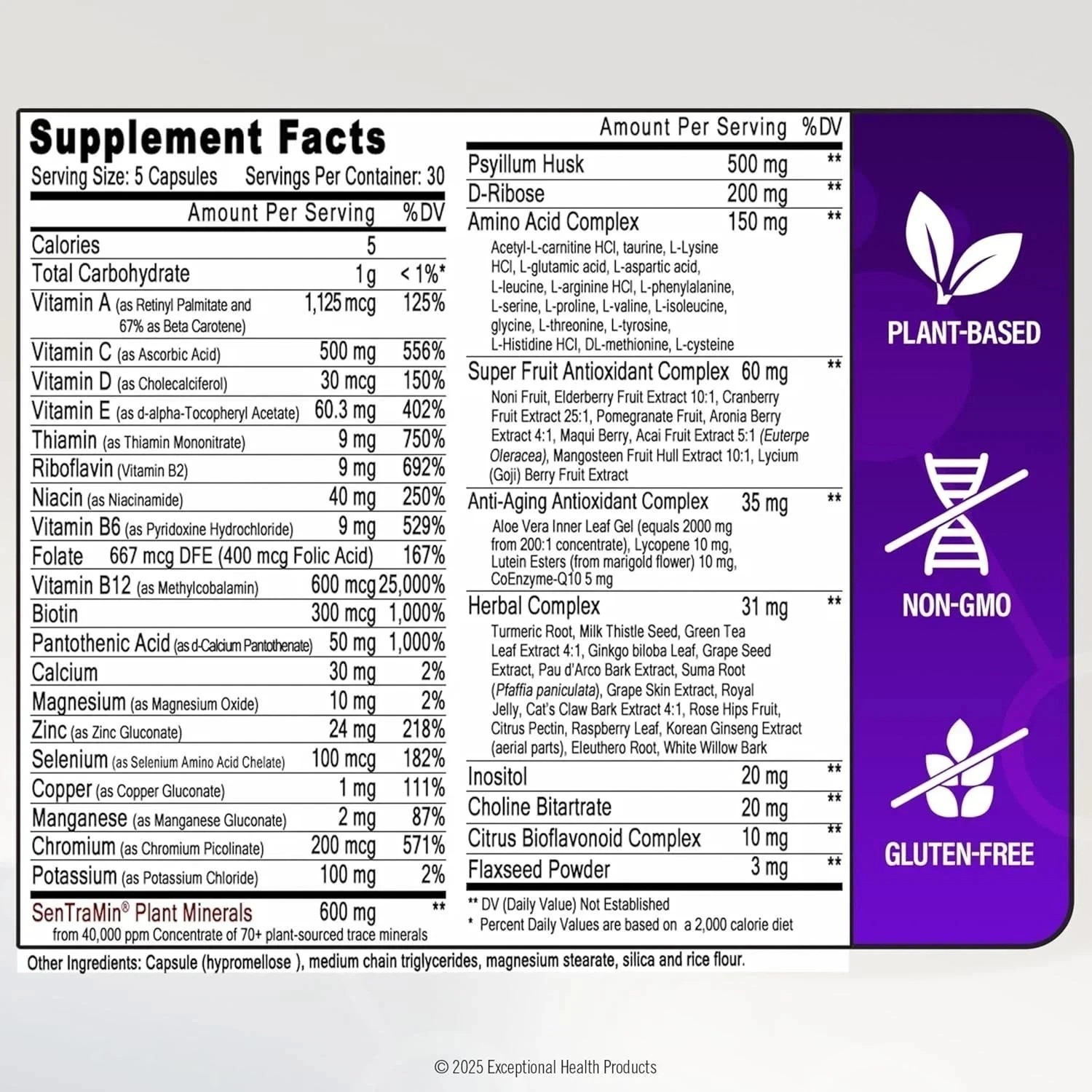 3 Pack Immuno 150, Immune Support Supplement, Packed with 70 Plant Minerals-+