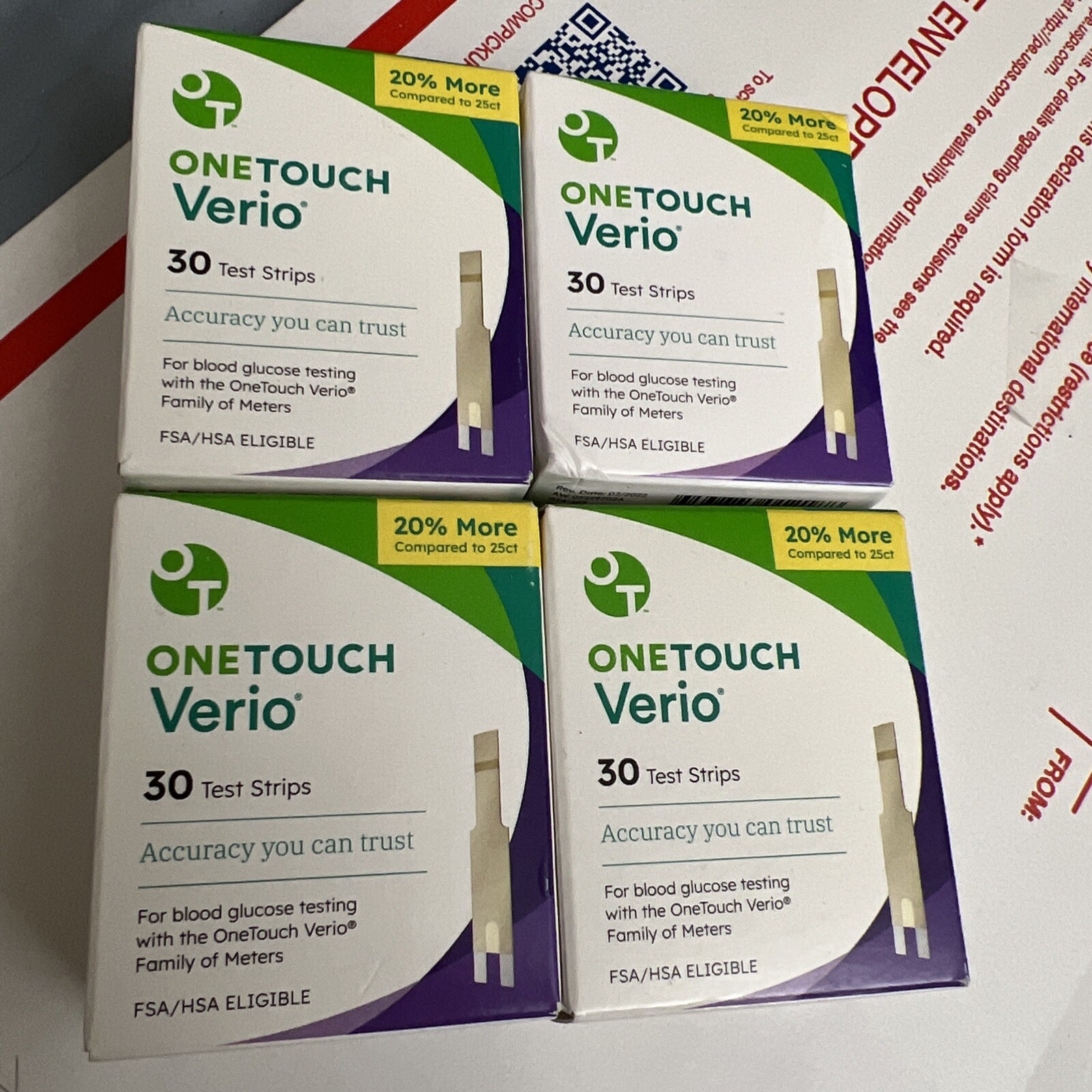 120 Yes 120ct OneTouch Verio Test Strips exp 8/2025