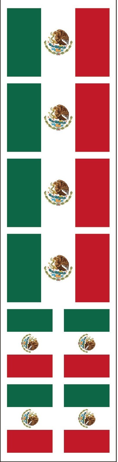 40 Tattoos: Mexican, Mexico Flag, Party Favors