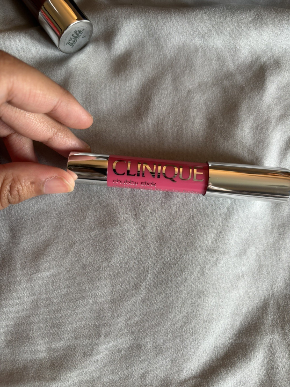 Clinique Chubby Stick Lip Colour Balm 07 Super Strawberry 0.1oz/3g Full sz NWOB