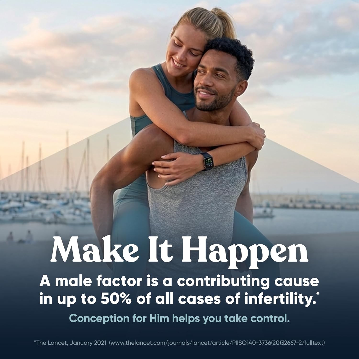 Eu Natural Conception for Him – Male Fertility Supplements with Ashwagandha, Fol