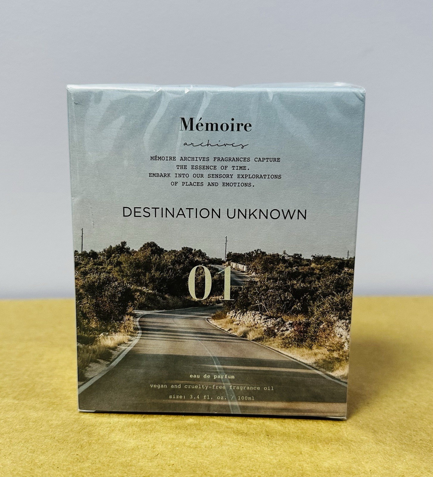 Destination Unknown by Memoire Archives, 3.4 oz EDP Perfume Spray NEW SEALED BOX