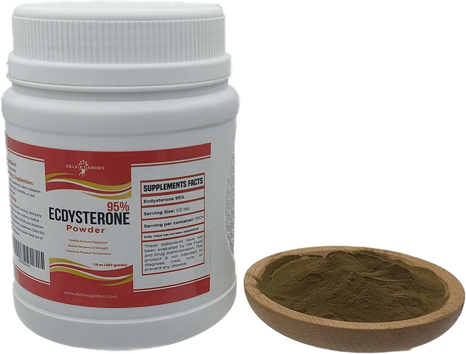 Ecdysterone Powder 95%, 10 Oz: Best Ecdysterone Supplement for Muscle Growth