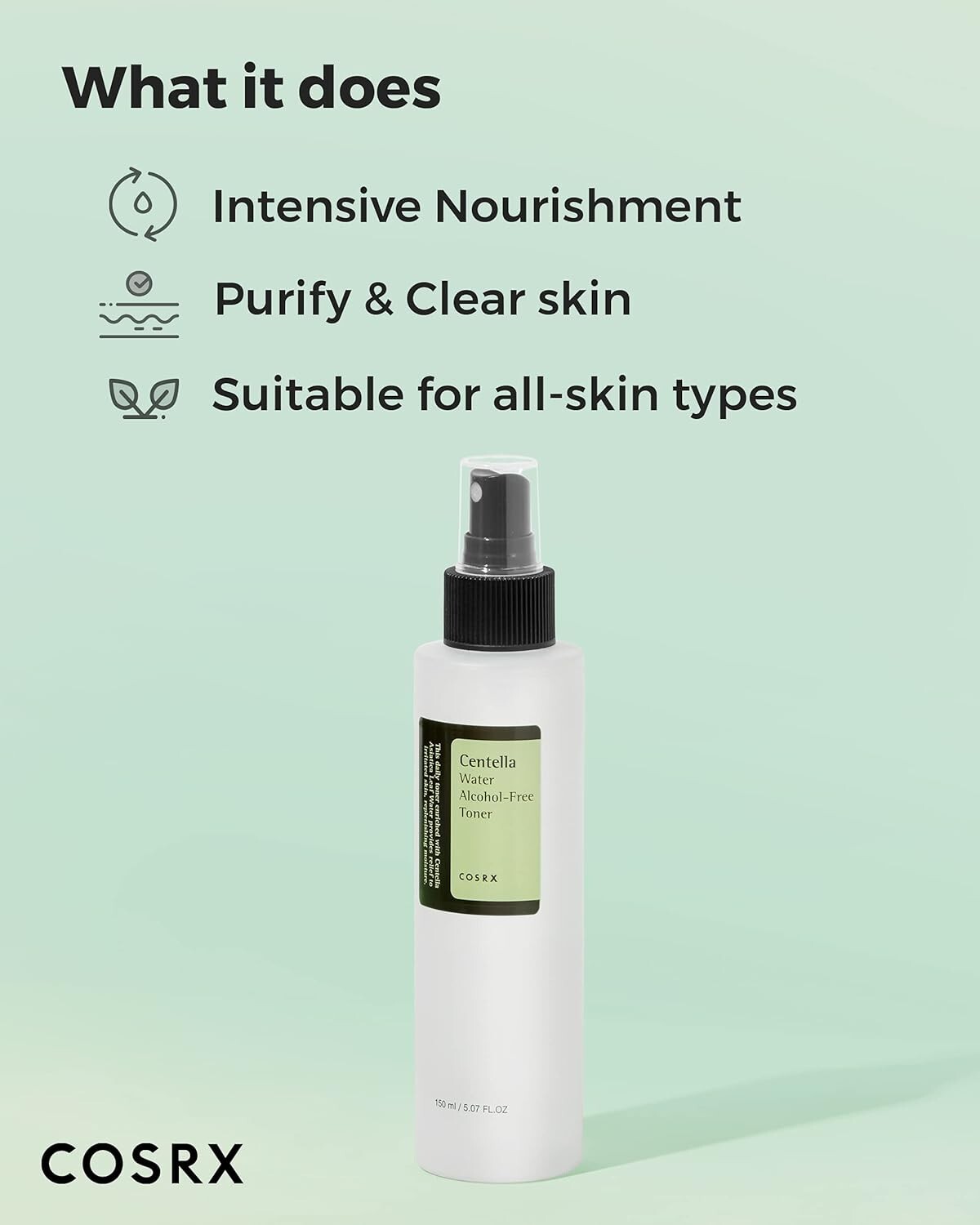 [ COSRX ] Centella Water Alcohol-Free Toner 150ml