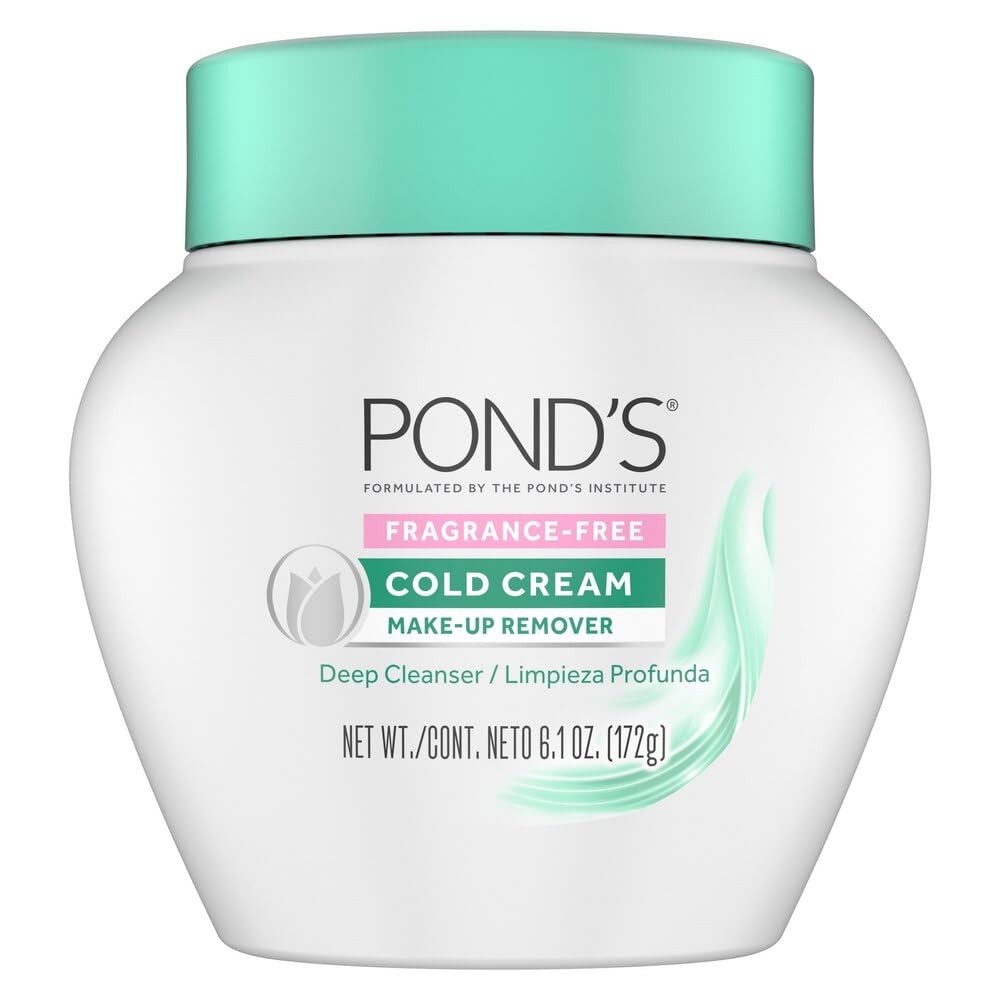 Pond S Fragrance Free Cold Cream Cleanser Makeup Remover Nourishing Hydration
