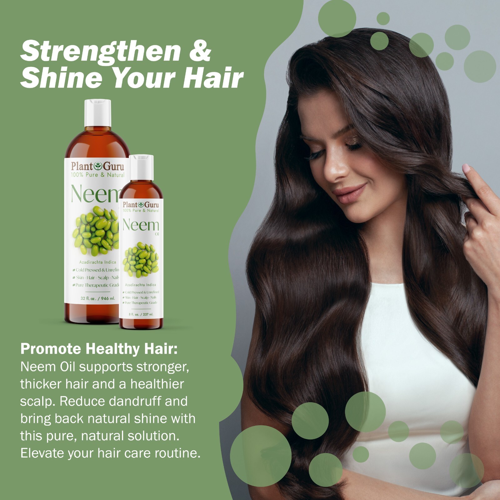 Neem Oil Cold Pressed 100% Pure Natural Unrefined Virgin Raw
