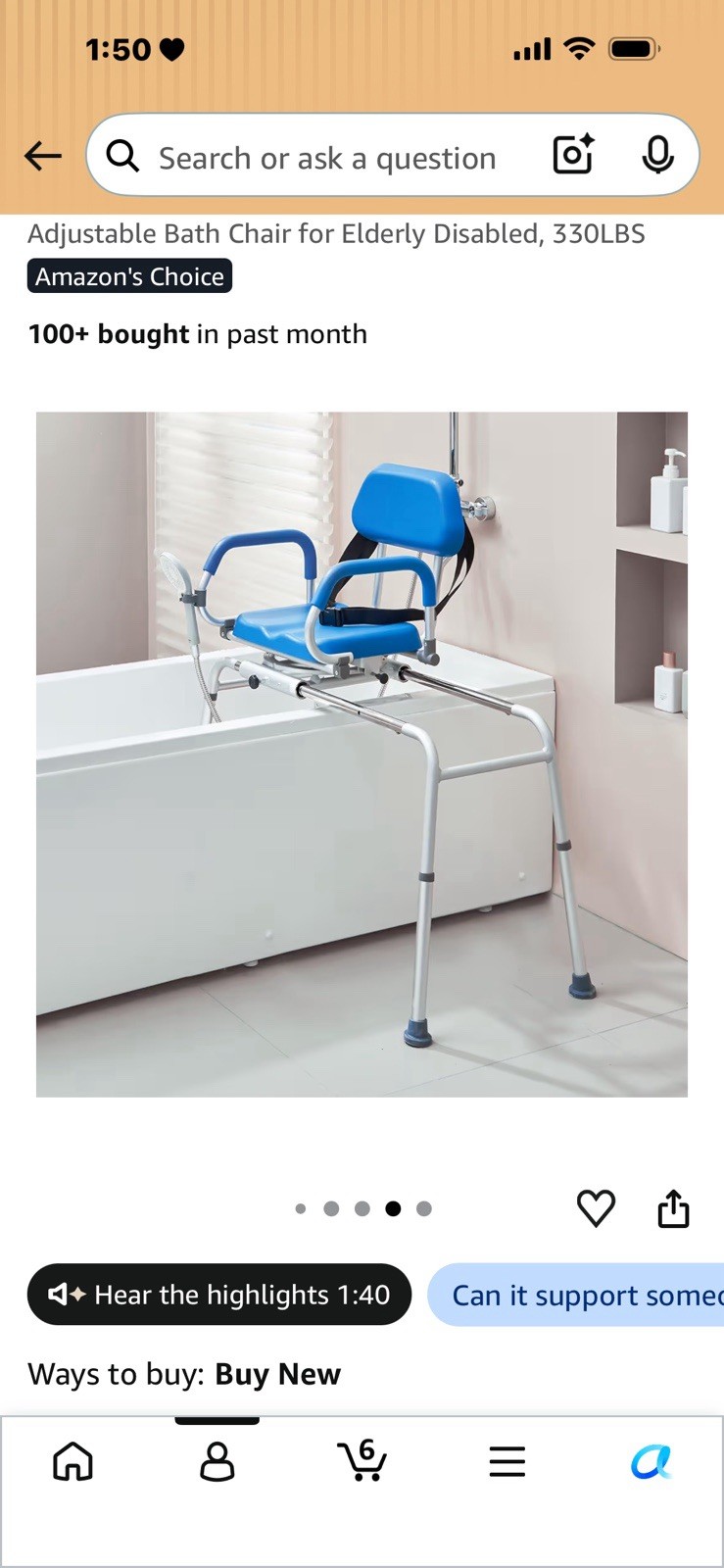 VEVOR Sliding Shower Chair Tub Transfer Local Pickup 30241 See Description