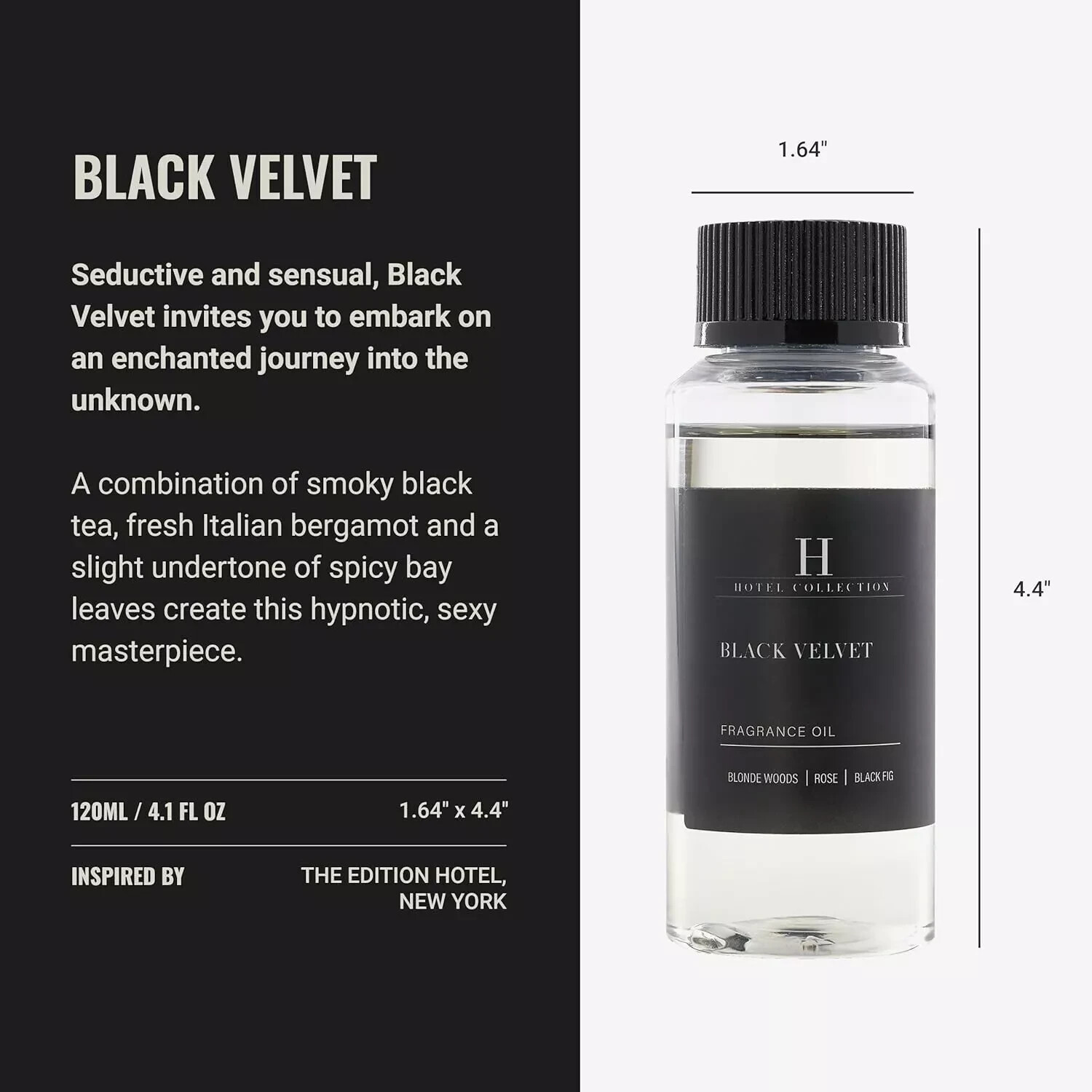 🔥🌿 Hotel Collection Black Velvet™ 120ml Aromatherapy Diffuser Oil ✨🔥
