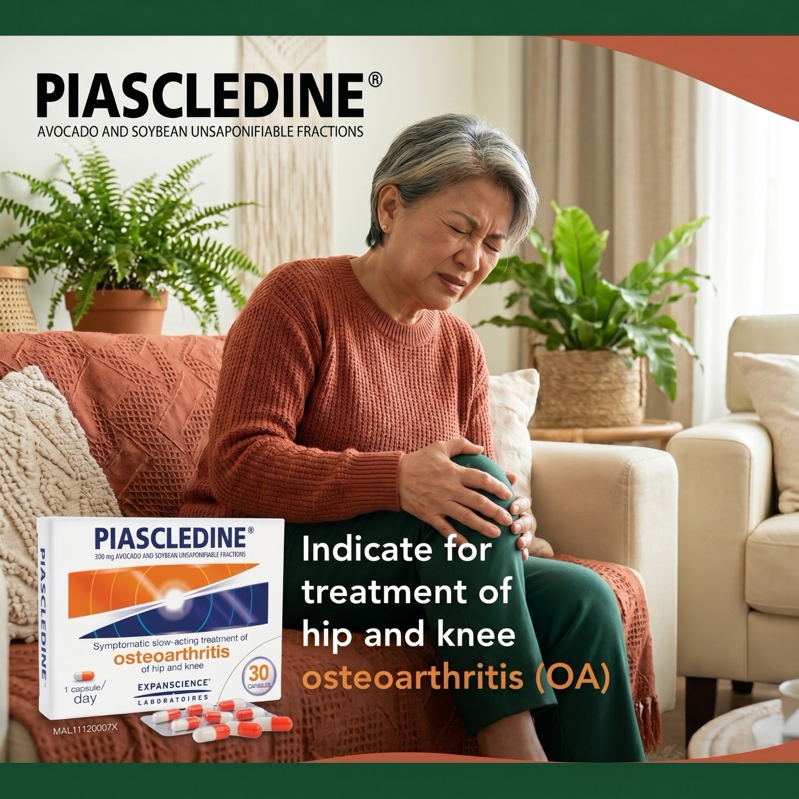 Piascledine 300 mg 30 Units Made In France 2 Boxes