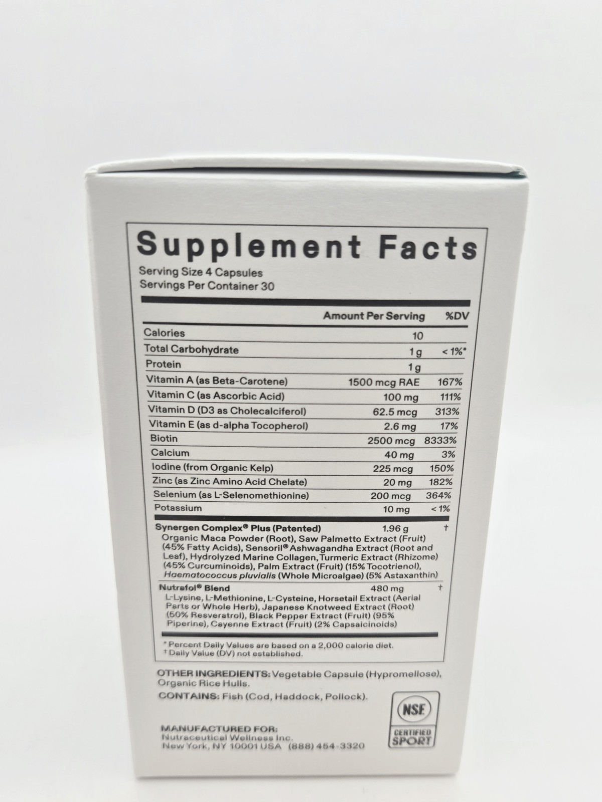 Nutrafol Women’s Balance Hair Growth Supplement + Hair Serum + Scalp Exfoliating