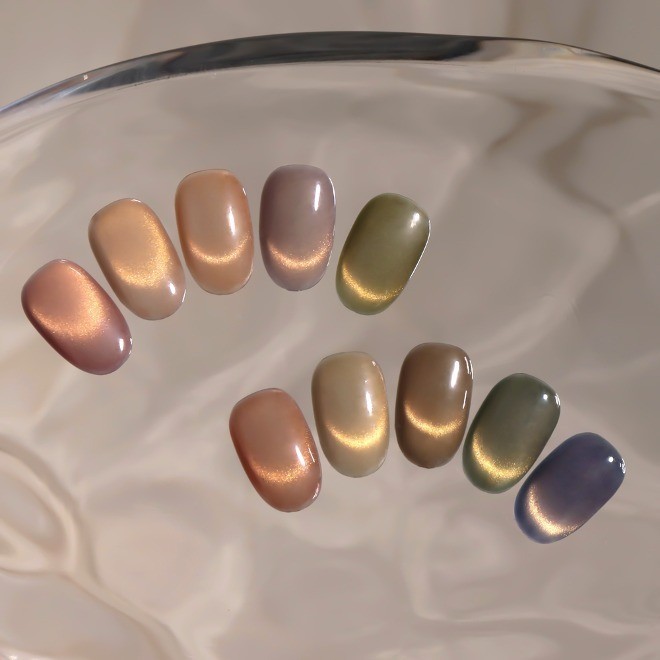 Mayour Gel Golden Cat Eye Gel Magnetic Gel Soak Off Nail Gel K-Beauty