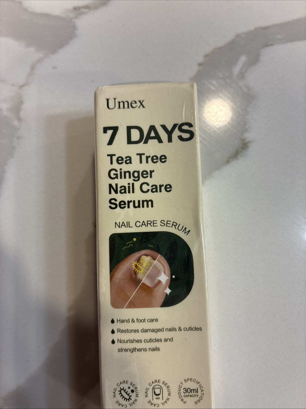 7 Days Tea Tree & Ginger Nail Care Serum 30ml For Repair Dry Brittle Nails