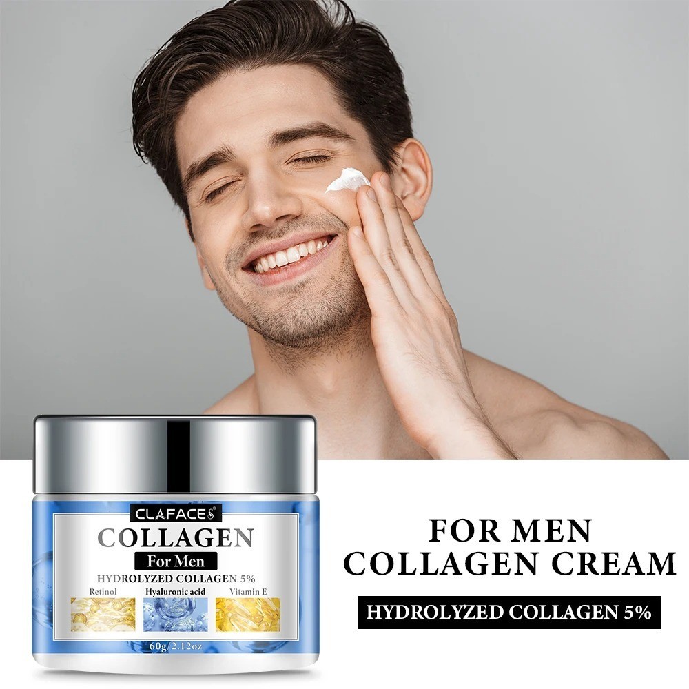 60g Men’s Retinol Collagen Moisturizing Cream Anti-Aging Firming Facial Skincare