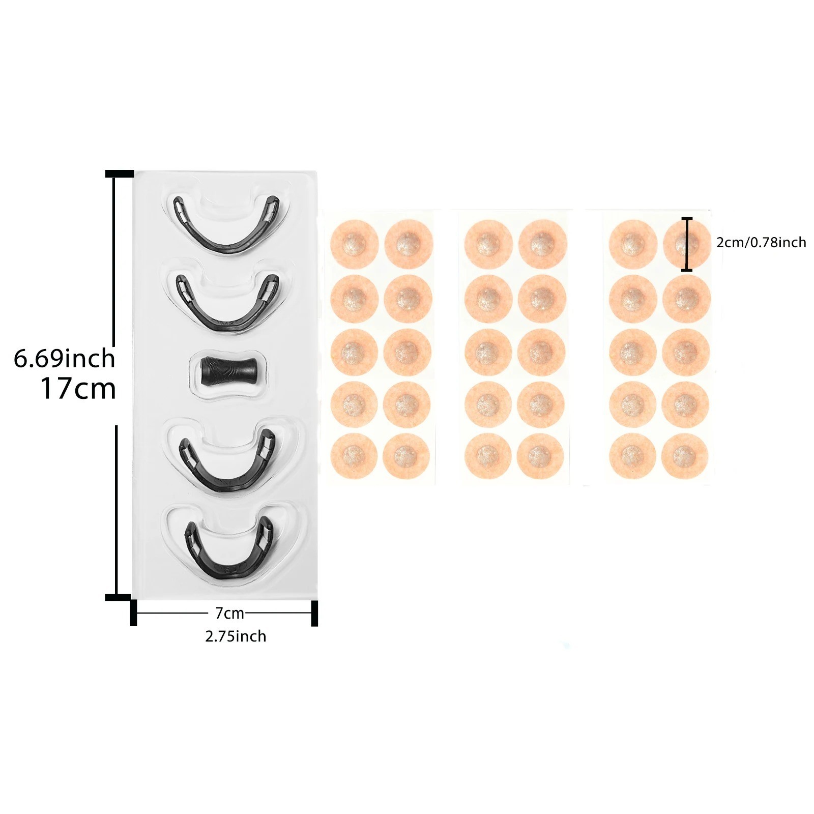 Nasal breathing dilators Magnetic Nasal Strips Increase Air Intake Improve Sleep