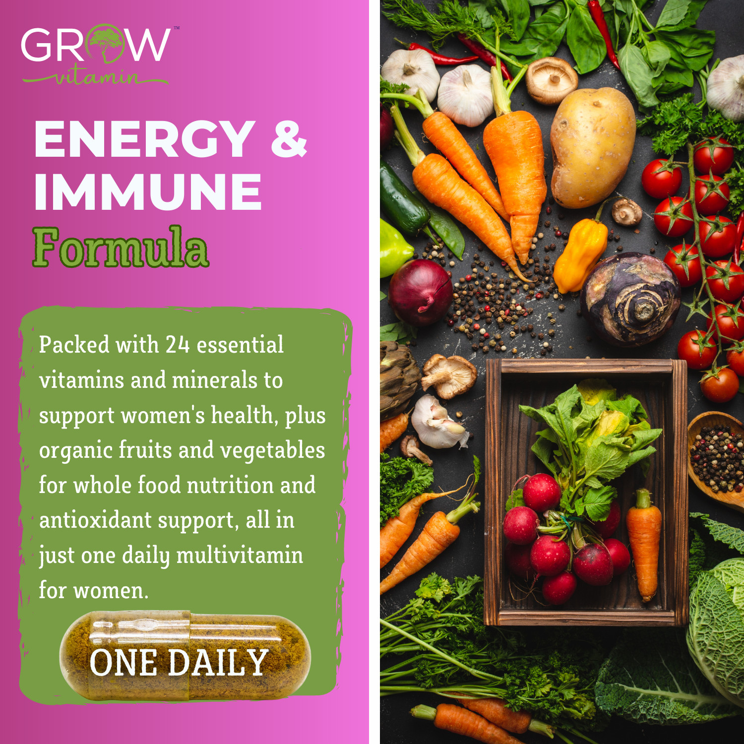 Multivitamin for Women – Highest Potency Complete Daily Multimineral Supplement