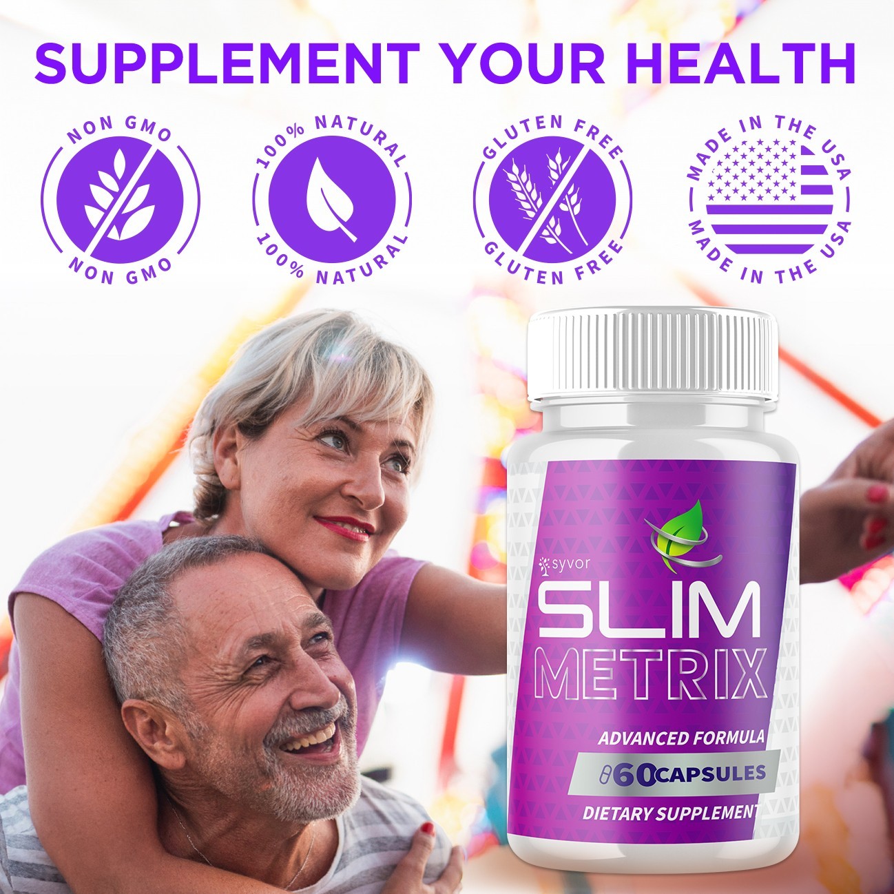 (5 Pack) Slim Metrix Advanced Formula Energy & Fitness SlimMetrix 300 Capsules