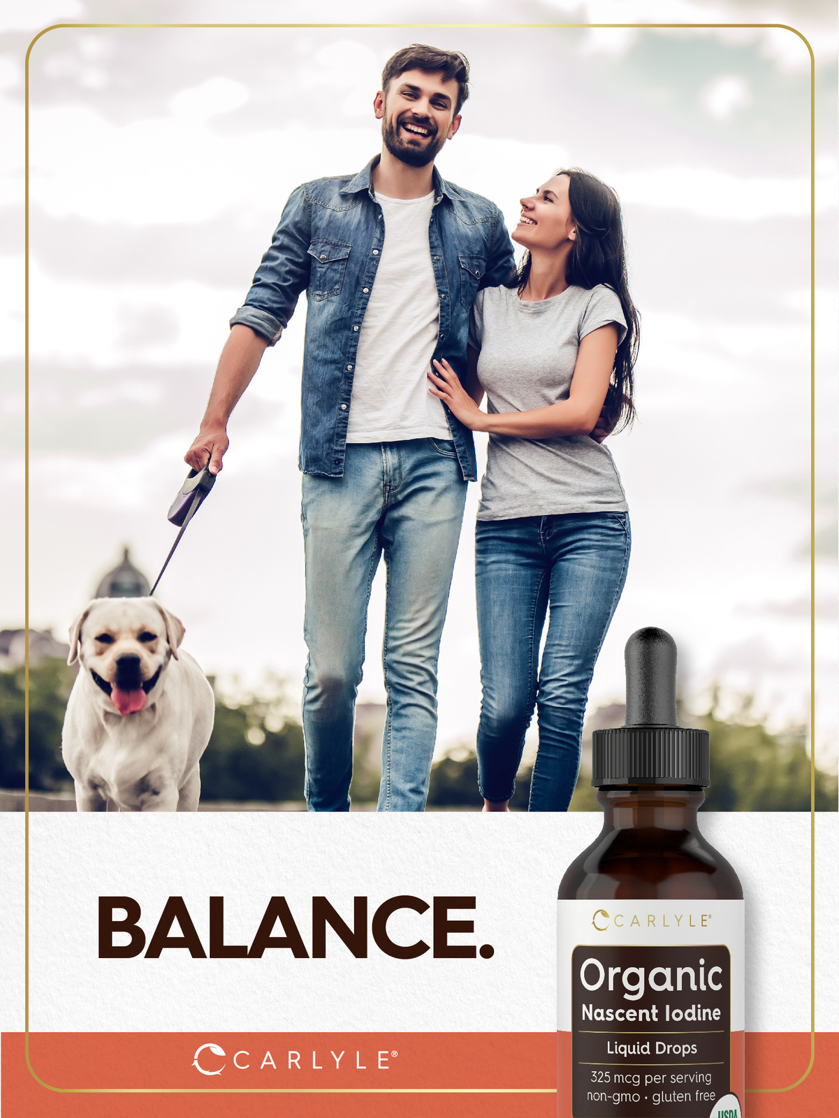 Organic Nascent Iodine Liquid Drops | 2 fl oz | Vegan | Non-GMO | by Carlyle