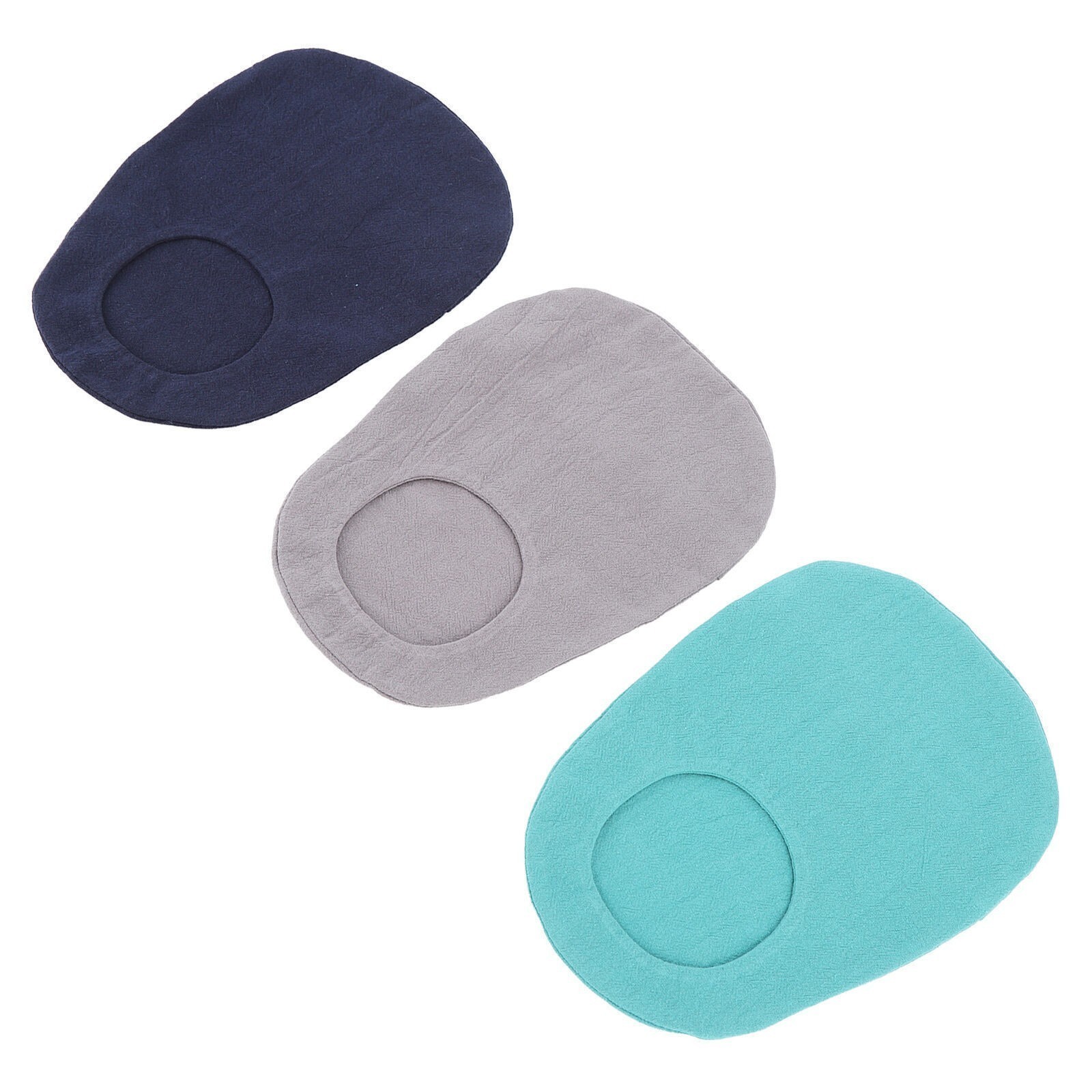 3pcs Ostomy Bag Cover Washable Detachable Dust Proof Mixed Colors Protective