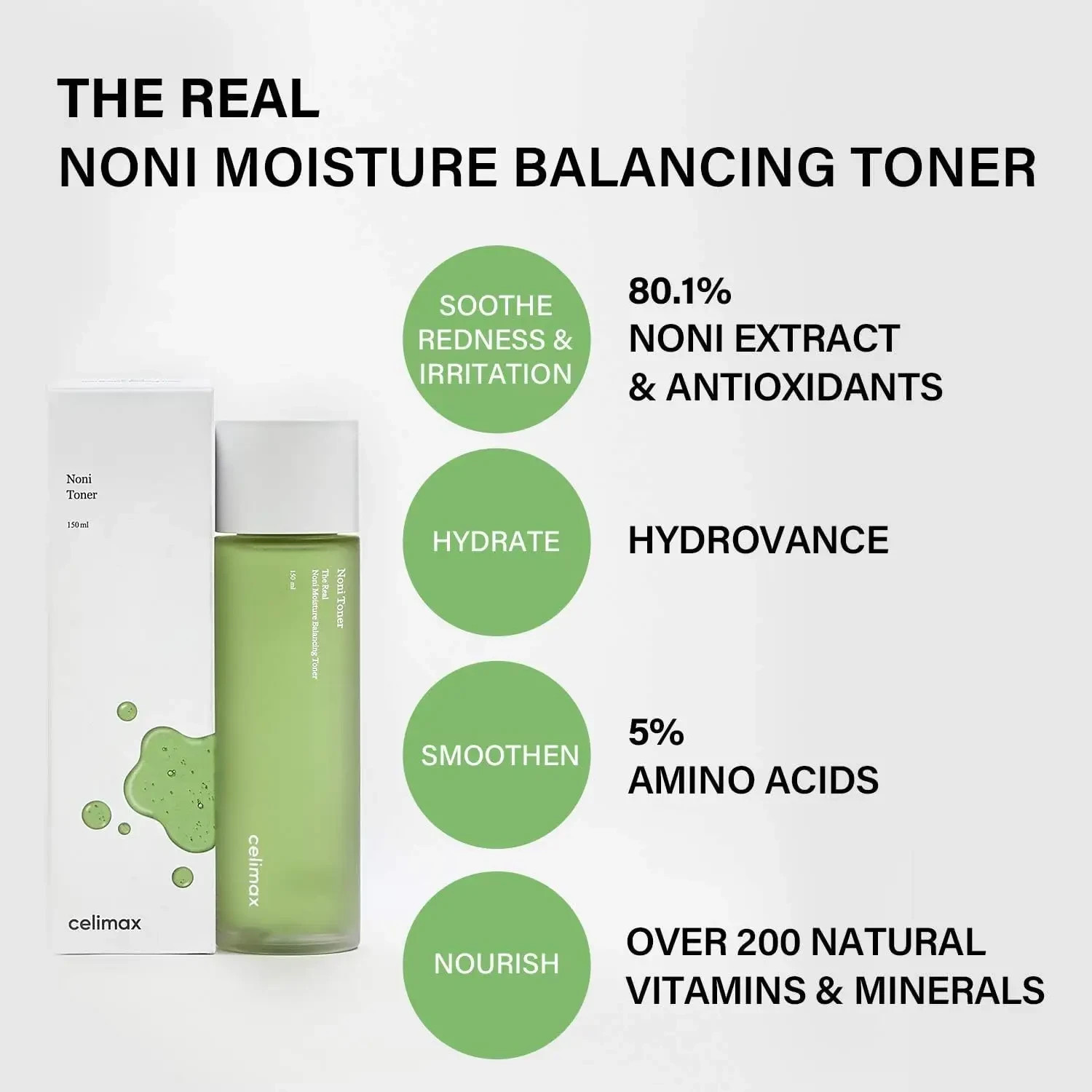 celimax The Real Noni Moisture Balancing Toner 150 ml