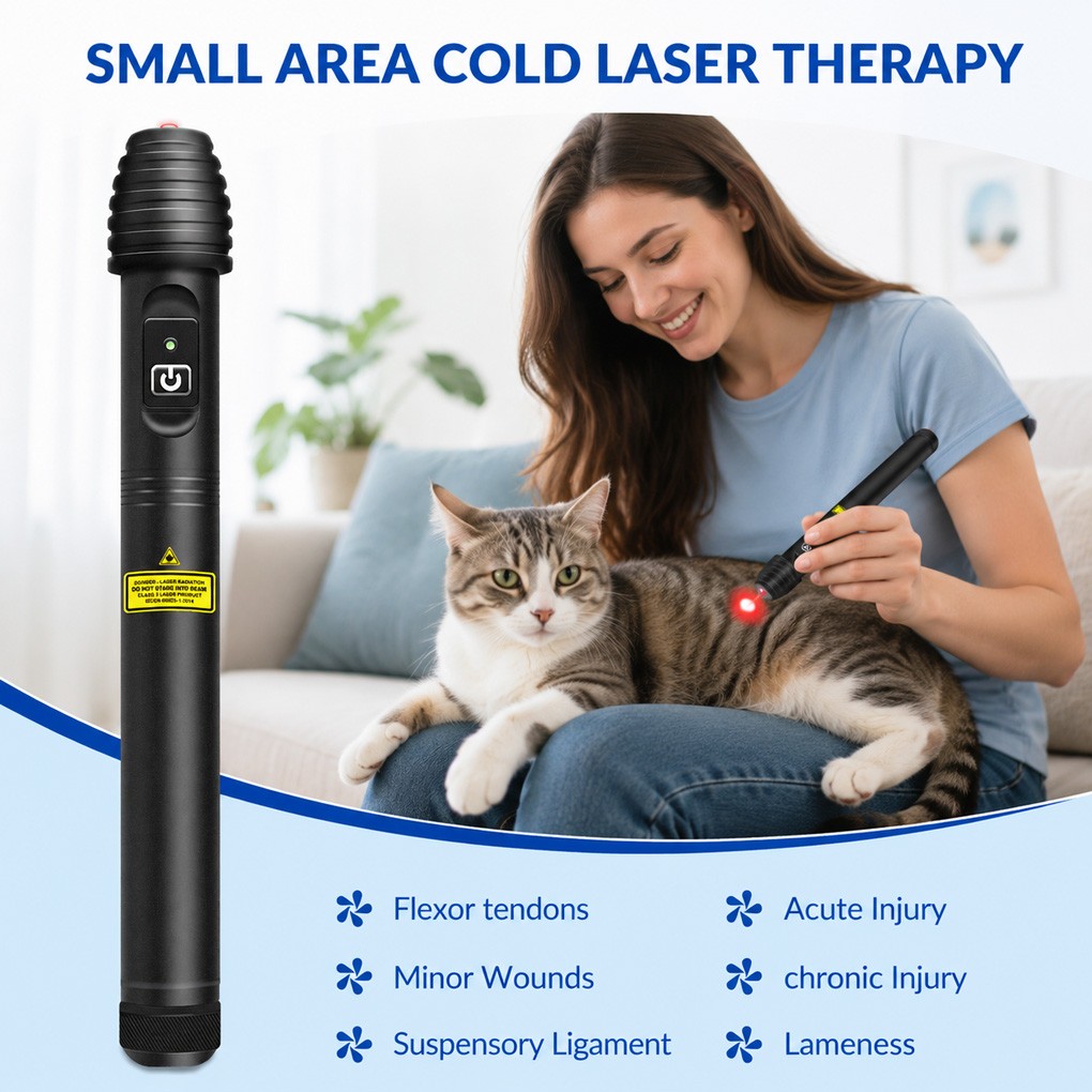 Rechargeable 808nm Laser Therapy for Pain Relief and Soft Tissue Repair Home Use