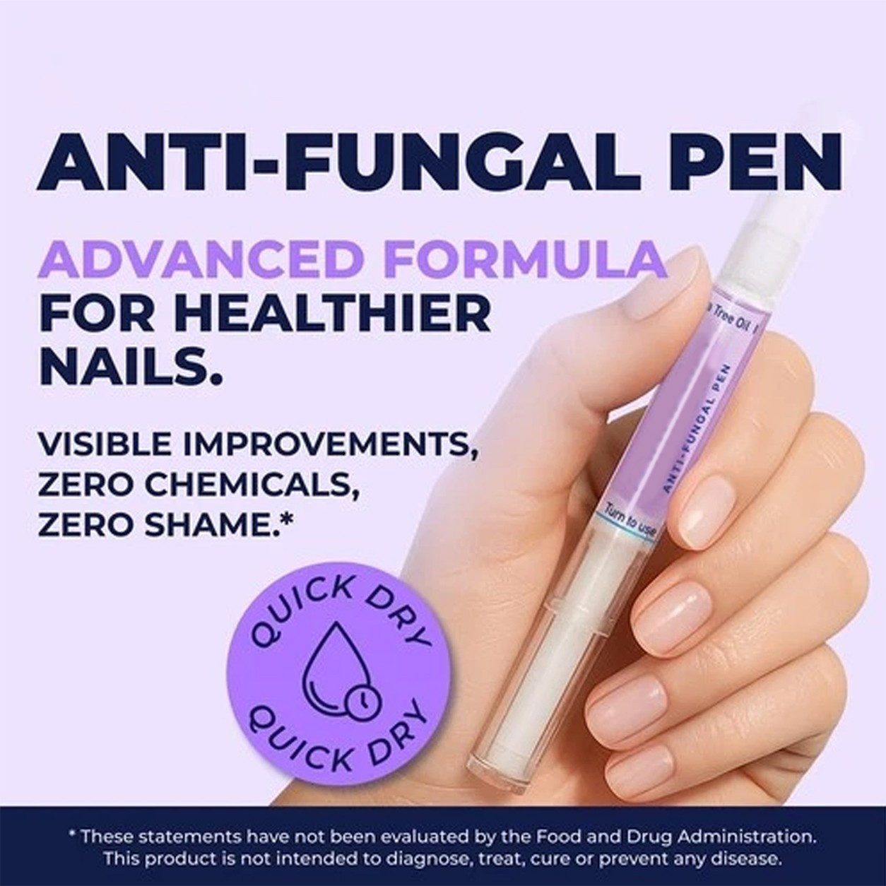 Orivelle Anti Pen, Clear Anti Fungal Pen, Anti Fungal Nail 3ml*3PCS