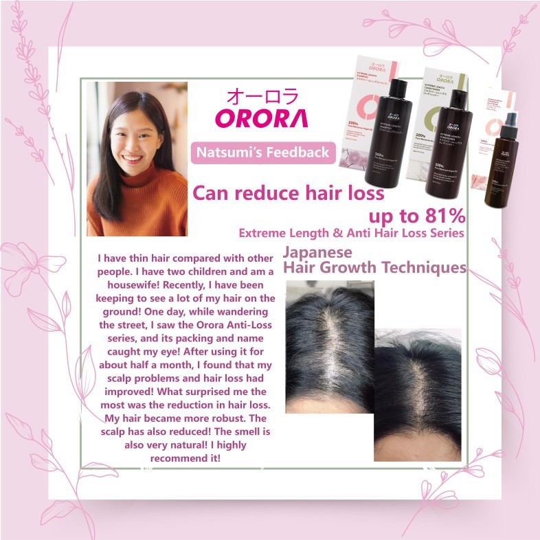 Orora Extreme Length & Anti Hair Loss Shampoo 300ML