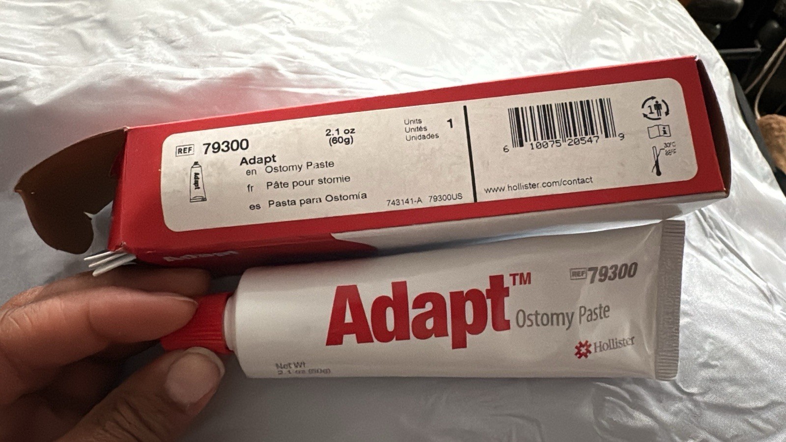 Hollister Adapt Ostomy Paste 60 g Tube MPN 79300 Expiration 01/2030