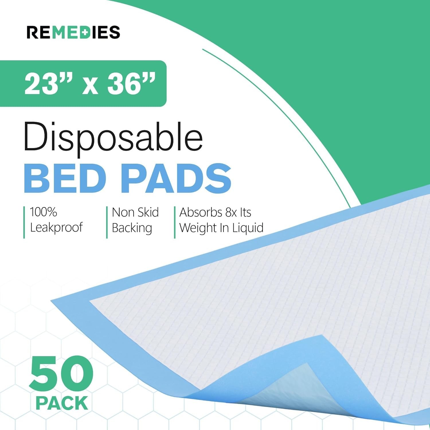Latex-Free Disposable Pee Pads 23″ x 36″ – Perfect for Indoor Use & Travel