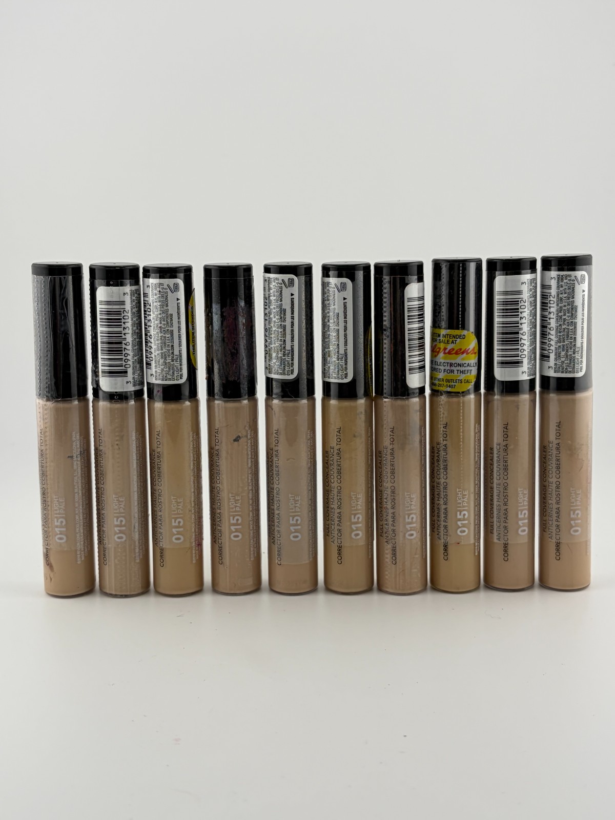 New Revlon ColorStay Full Coverage Concealer Makeup 18M 015 Light – Set of 10