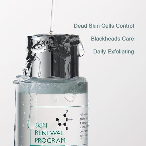 Natural AHA & BHA Exfoliating Toner – Refresh Skin & Boost Vitality, 5.07 Fl Oz
