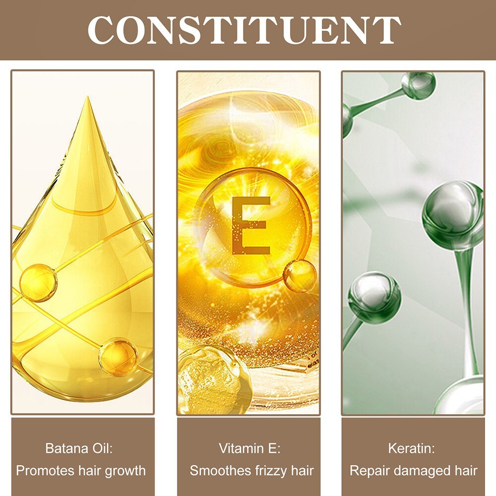 100% Natural Batana Oil For Hair Growth Healthier Thicker Fuller Anti Hair Loss