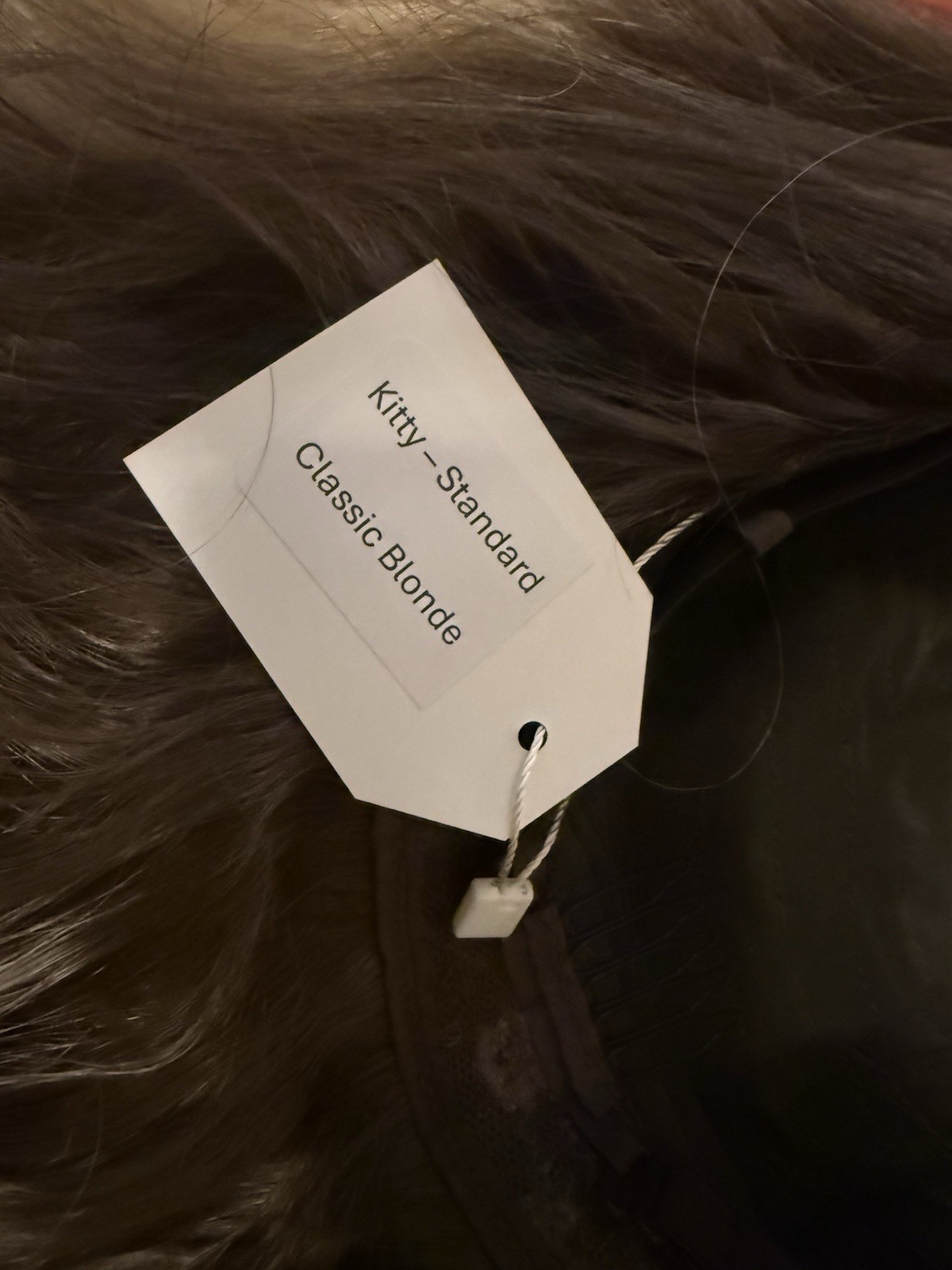 Stacy’s Story KITTY Water Wave Natural Blonde Wig Standard Size NWT