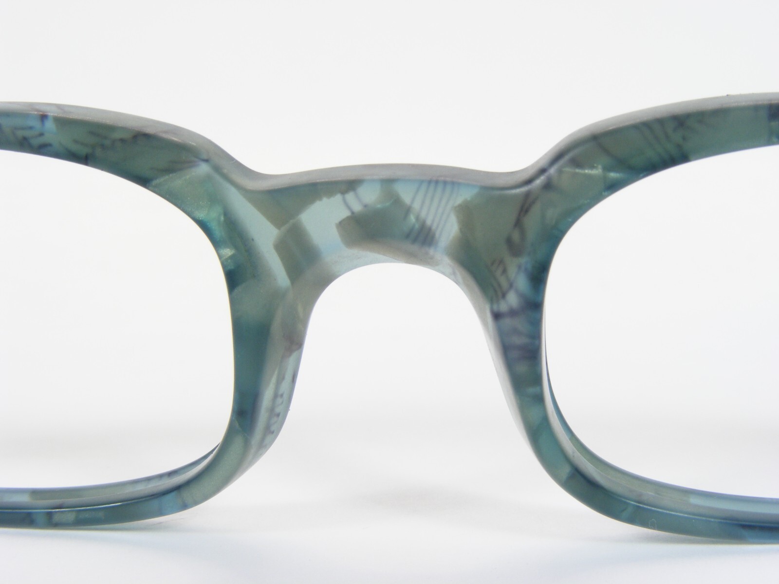 Cecile 182-0-0665/77 Matt Seafoam Green /Blue UNIQUE RARE EYEGLASSES 48-20-140mm