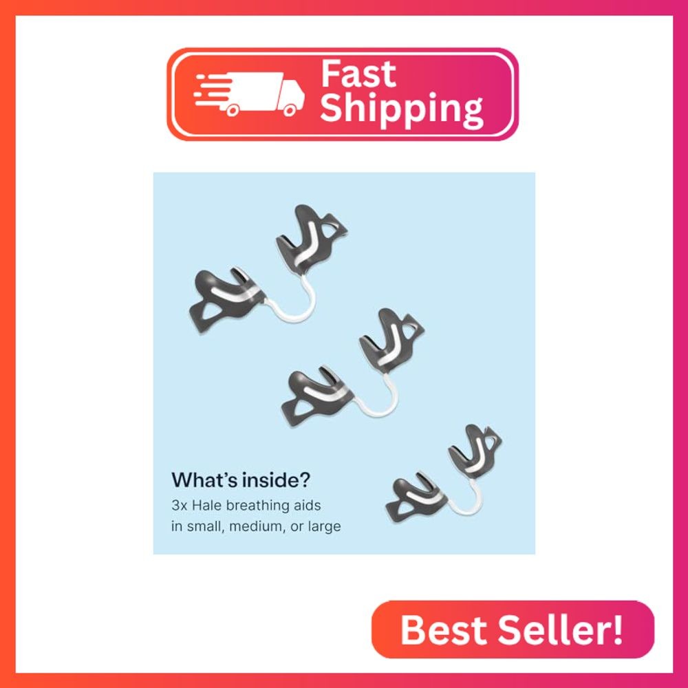 Hale Nasal Breathing Aid Refill Kits | Daily Wear Dilator for Nasal Obstruction,
