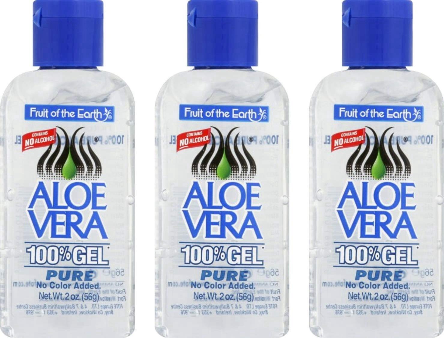 Fruit Of The Earth Aloe Vera 100% Pure Gel – 2oz (36 Pack) – Bulk Lot
