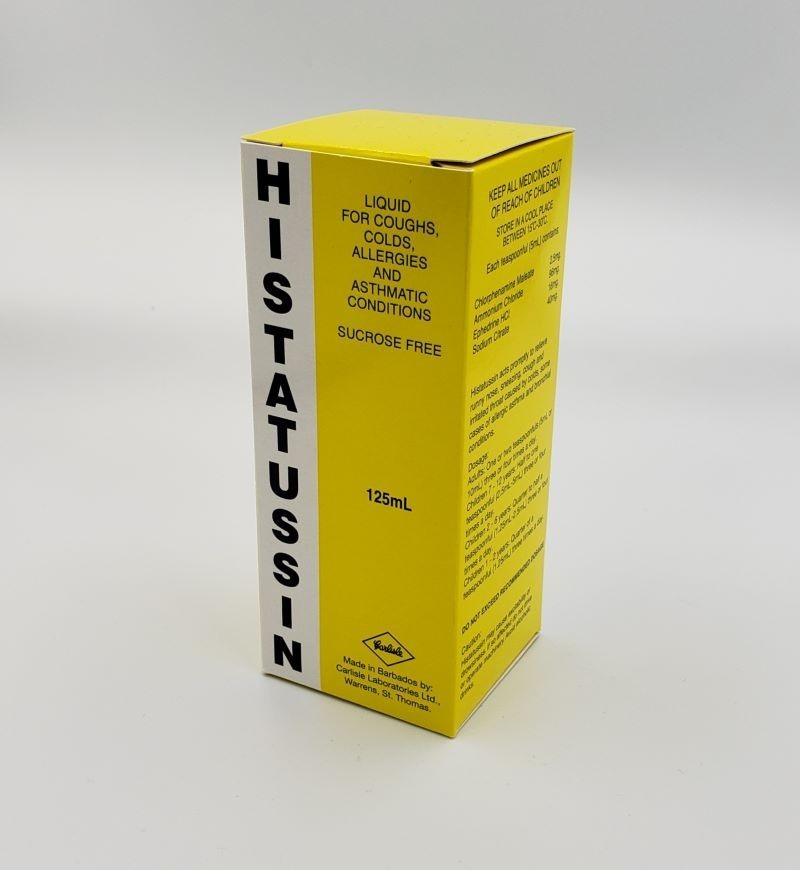 Histatussin Cold and Cough, Allergies Treatment Syrup – 125ml