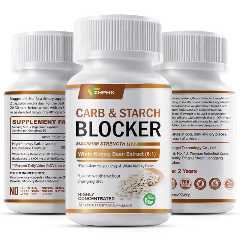Fat and Carb Blocker Weight Loss Complex xp Appetite Suppressant Burn Low Keto