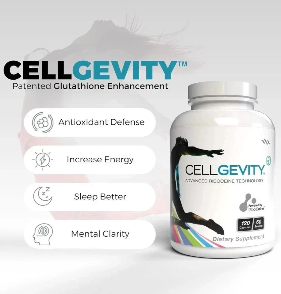 Cellgevity, Advanced Riboceine Technology, 120 Vegetable Capsules, Exp. 12/2027.