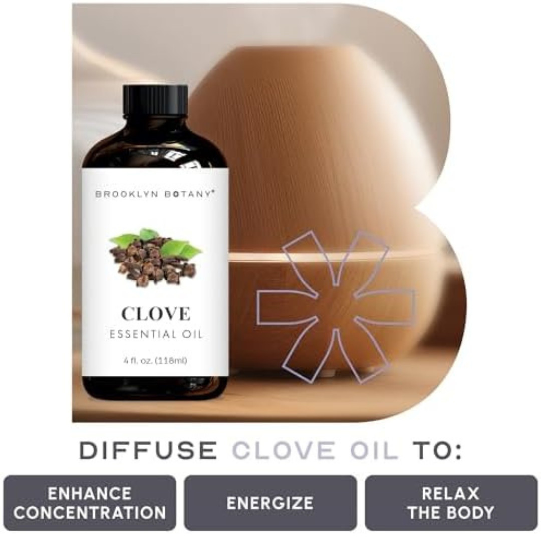 Clove Essential Oil – Huge 4 Fl Oz – 100% Pure and Natural – Premium Grade with