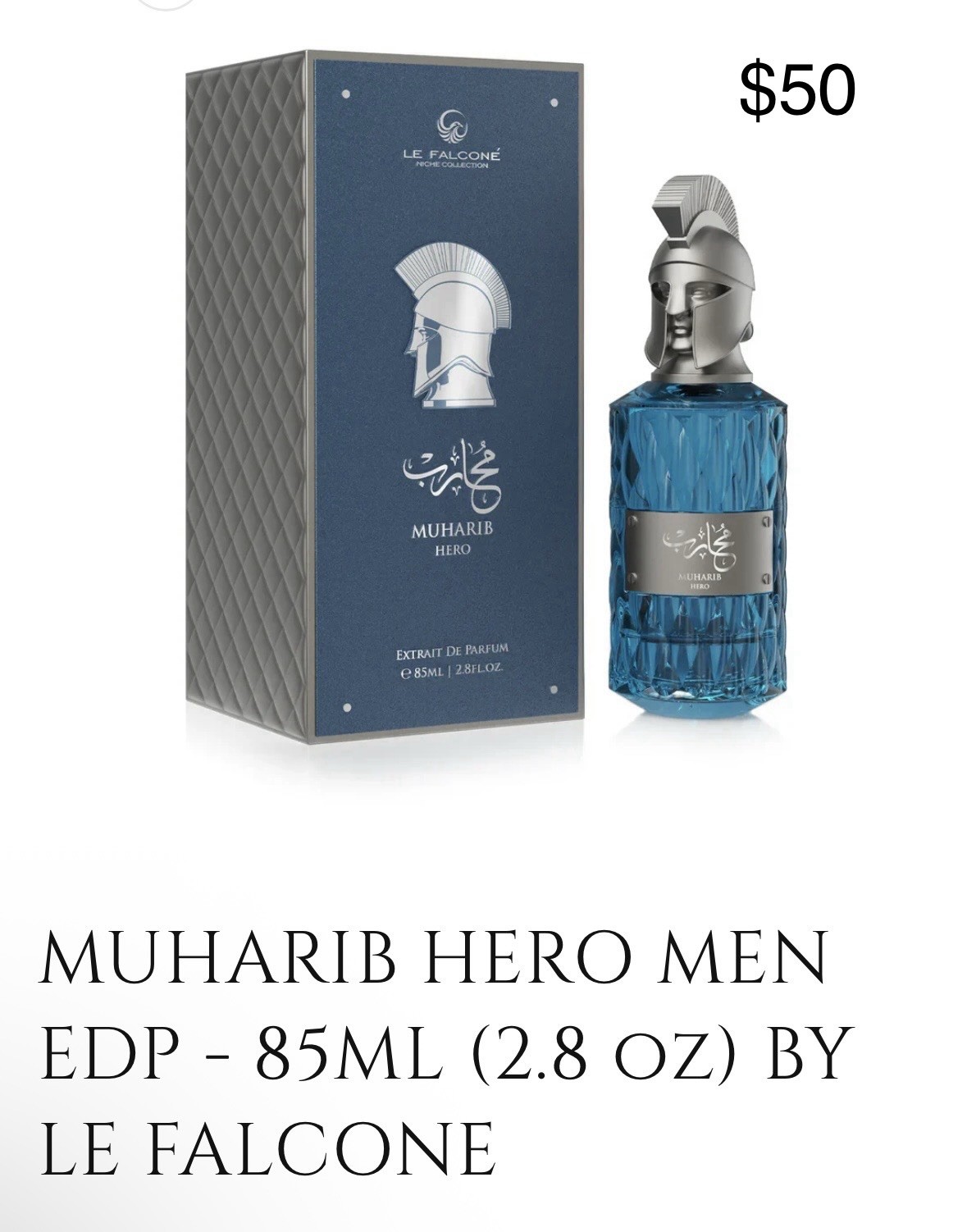 Le Falconé Muharib Hero Extrait de Parfum Spray, Regular Size 2.8 fl oz