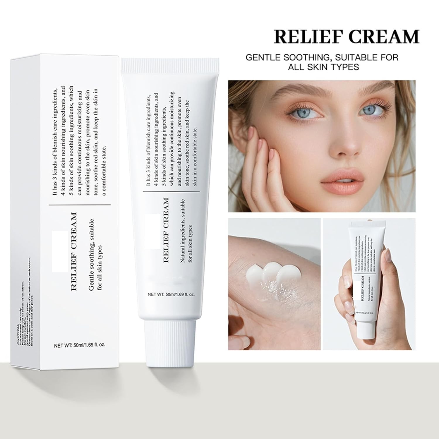 Korean Soothing Repair & Hydration Cream Duo
