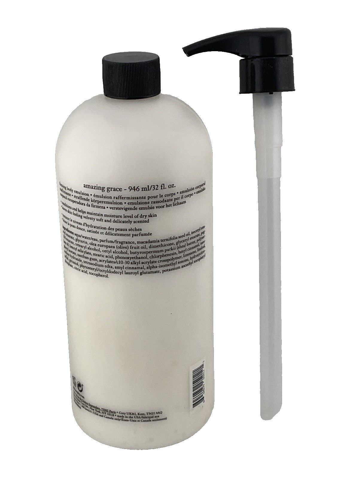 Philosophy AMAZING GRACE Firming Body Emulsion 32 oz New + Sealed with pump